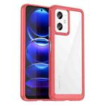 For Xiaomi Redmi Note 12 China Colorful Series Acrylic + TPU Phone Case(Red)