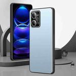 For Xiaomi Redmi Note 12 China All-Inclusive Lens Frosted Metal Phone Case(Blue)