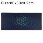 Anti-Slip Rubber Cloth Surface Game Mouse Mat Keyboard Pad, Size:80 x 30 x 0.2cm(Green Honeycomb)