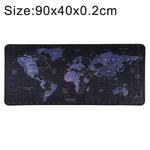 Anti-Slip Rubber Cloth Surface Game Mouse Mat Keyboard Pad, Size:90 x 40 x 0.2cm(World Map)