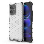 For Xiaomi Redmi Note 12 China Shockproof Honeycomb PC + TPU Phone Case(White)