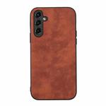 For Samsung Galaxy A14 5G Morocco Texture PU Phone Case(Brown)
