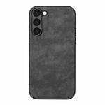 For Samsung Galaxy S23+ 5G Morocco Texture PU Phone Case(Black)
