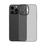 For iPhone 12 Honeycomb Hollow Heat Dissipation Phone Case(Grey)