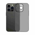 For iPhone 12 Ultra-thin Micro Frosted Heat Dissipation Phone Case(Black)