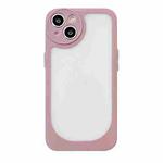 For iPhone 13 Pro Clear Acrylic Soft TPU Phone Case(Pink)