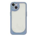 For iPhone 13 Pro Max Clear Acrylic Soft TPU Phone Case(Blue)