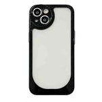 For iPhone 12 Pro Clear Acrylic Soft TPU Phone Case(Black)