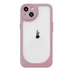 For iPhone 11 Pro Max Clear Acrylic Soft TPU Phone Case(Pink)