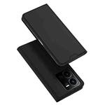 For vivo Y35 / Y22 / Y22s DUX DUCIS Skin Pro Series Flip Leather Phone Case(Black)