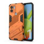 For Xiaomi Redmi A1+ Punk Armor 2 in 1 PC + TPU Phone Case with Invisible Holder(Orange)