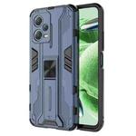 For Xiaomi Redmi Note 12 5G China / Global / India Supersonic PC + TPU Shock-proof Protective Case with Holder(Dark Blue)