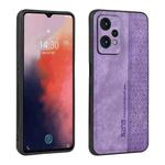 For OPPO K10x 5G AZNS 3D Embossed Skin Feel Phone Case(Purple)