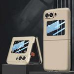 For Motorola Razr 2022 GKK Ultrathin Integrated Shockproof Protective Phone Case(Gold)