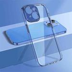 For iPhone 13 wlons Crystal Clear Fine Hole Phone Case(Sierra Blue)