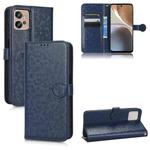 For Motorola Moto G32 Honeycomb Dot Texture Leather Phone Case(Blue)