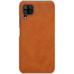 For Huawei nova 6 SE NILLKIN QIN Series Crazy Horse Texture Horizontal Flip Leather Case With Card Slot(Brown)