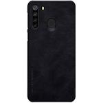 For Galaxy A21 NILLKIN QIN Series Crazy Horse Texture Horizontal Flip Leather Case With Card Slot(Black)