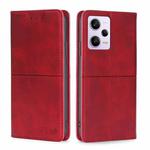 For Xiaomi Redmi Note 12 Pro 5G China Cow Texture Magnetic Leather Phone Case(Red)