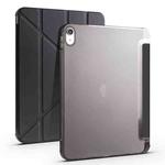 For iPad 10th Gen 10.9 2022 Four-corner Airbag Deformation Tablet Leather Case(Black)