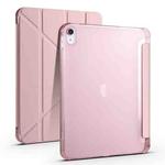 For iPad 10th Gen 10.9 2022 Four-corner Airbag Deformation Tablet Leather Case(Pink)