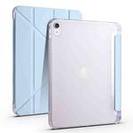 For iPad 10th Gen 10.9 2022 Four-corner Airbag Deformation Tablet Leather Case (Ice Blue)
