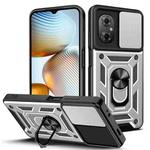 For Xiaomi Poco M4 5G Sliding Camshield Phone Case(Silver)