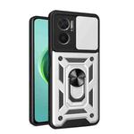 For Xiaomi Redmi 10 5G Sliding Camera Design TPU + PC Phone Case(Silver)