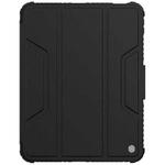 For iPad 10th Gen 10.9 2022 NILLKIN Bumper Pro Leather Tablet Case with Pen Slot & Sleep / Wake-up Function(Black)