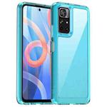 For Xiaomi Redmi Note 11S 5G Candy Series TPU Phone Case(Transparent Blue)