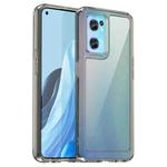 For OPPO Reno7 Global Candy Series TPU Phone Case(Transparent Grey)