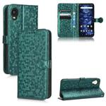 For Kyocera Digno BX2 Honeycomb Dot Texture Leather Phone Case(Green)