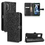 For Blackview BV7100 Honeycomb Dot Texture Leather Phone Case(Black)