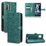 For Blackview BV7100 Honeycomb Dot Texture Leather Phone Case(Green)