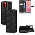 For Ulefone Note 12P Honeycomb Dot Texture Leather Phone Case(Black)
