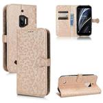For Oukitel WP12 / 12 Pro Honeycomb Dot Texture Leather Phone Case(Gold)