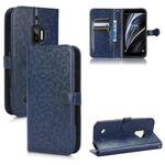 For Oukitel WP12 / 12 Pro Honeycomb Dot Texture Leather Phone Case(Blue)