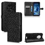 For Oukitel WP13 Honeycomb Dot Texture Leather Phone Case(Black)
