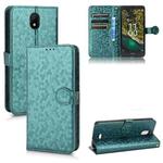 For Nokia C100 Honeycomb Dot Texture Leather Phone Case(Green)
