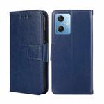 For Xiaomi Redmi Note 12 China Crystal Texture Horizontal Flip Leather Phone Case(Royal Blue)