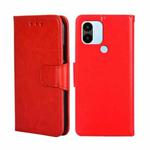 For Xiaomi Redmi A1+ 4G Crystal Texture Horizontal Flip Leather Phone Case(Red)