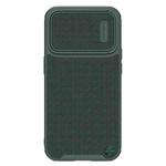 For iPhone 14 Pro Max NILLKIN Texture MagSafe Camshield PC + TPU Phone Case(Green)