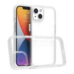 For iPhone 14 Plus Kingsteel Wolf Glass Protective Phone Case(Transparent)