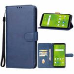 For Cricket Debut Smart Leather Phone Case(Blue)