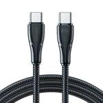 JOYROOM 100W Type-C to Type-C Surpass Series Fast Charging Data Cable, Length:2m(Black)