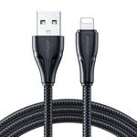 JOYROOM 2.4A USB to 8 Pin Surpass Series Fast Charging Data Cable, Length:1.2m(Black)