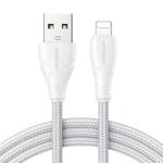 JOYROOM 2.4A USB to 8 Pin Surpass Series Fast Charging Data Cable, Length:2m(White)