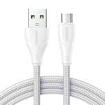 JOYROOM 2.4A USB to Micro USB Surpass Series Fast Charging Data Cable, Length:1.2m(White)