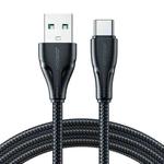 JOYROOM 3A USB to Type-C Surpass Series Fast Charging Data Cable, Length:0.25m(Black)