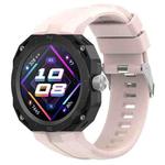 For Huawei Watch GT Cyber Monochrome Silicone Watch Band(Pink)